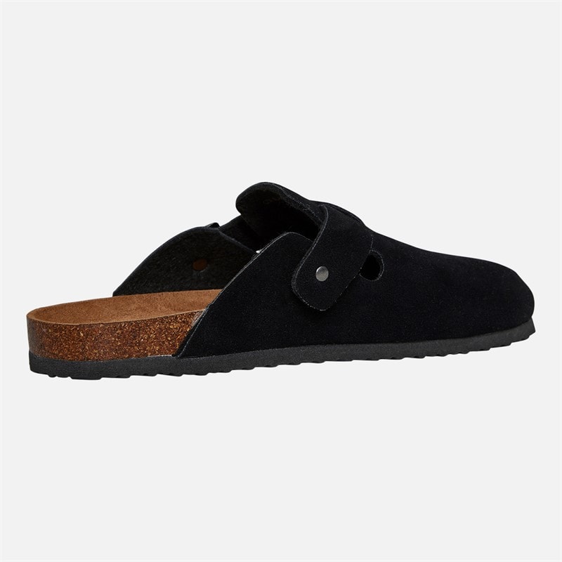 Brave Soul Womens Isla Mule Footbed Sandals Black - Image 5