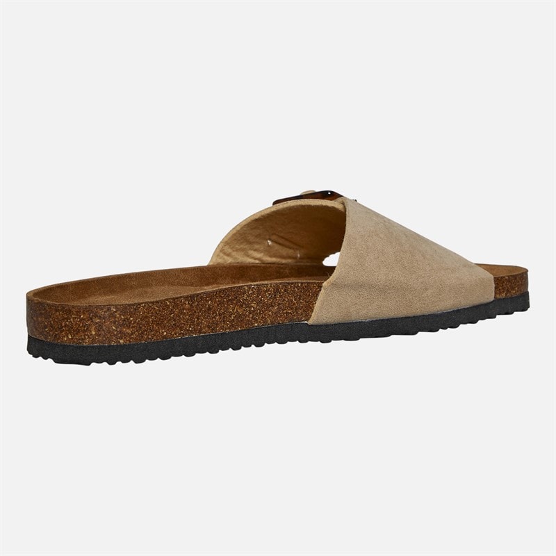 Brave Soul Womens Kate Buckled Footbed Sandals Desert Taupe - Image 5