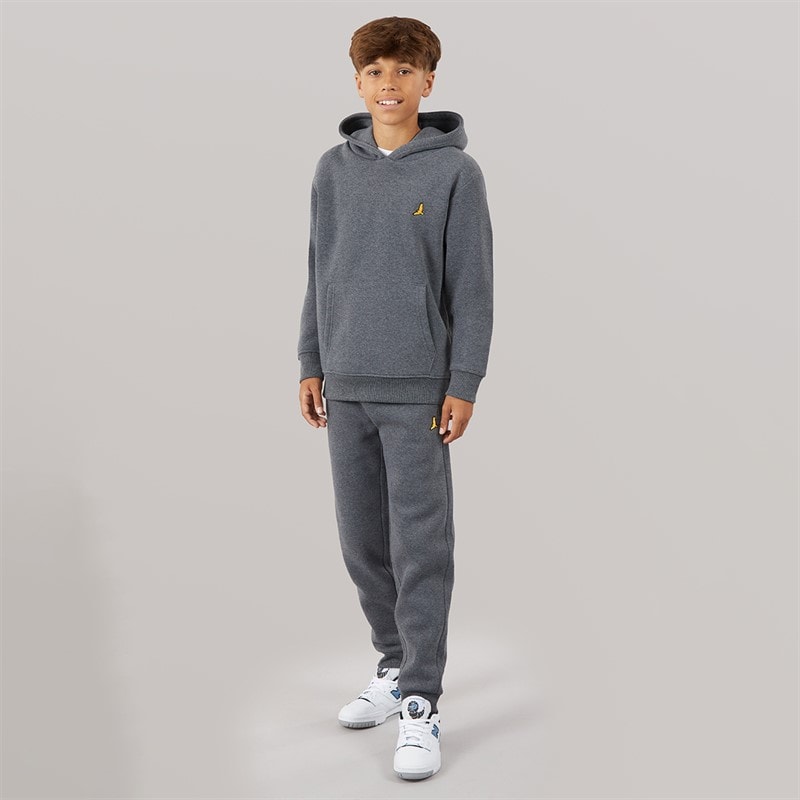 Brave Soul Boys Clarel Tracksuit Charcoal Marl - Image 4