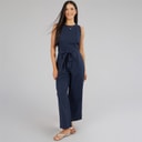 Brave Soul Womens Ottile Jumpsuit Navy