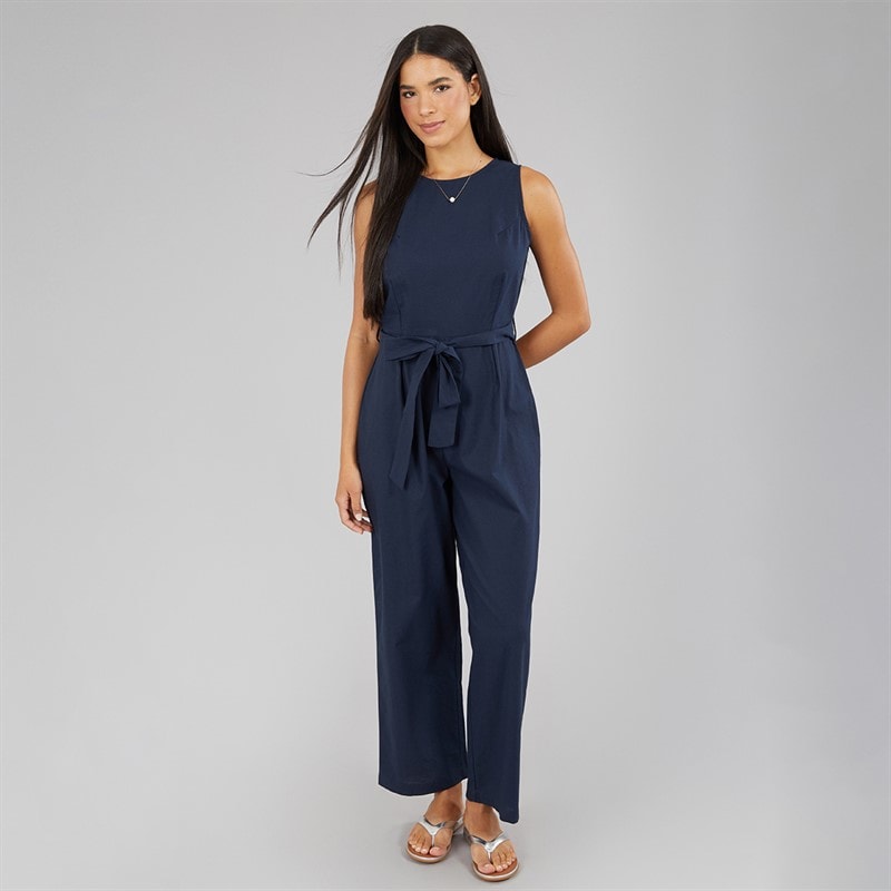 Brave Soul Womens Ottile Jumpsuit Navy - Image 3