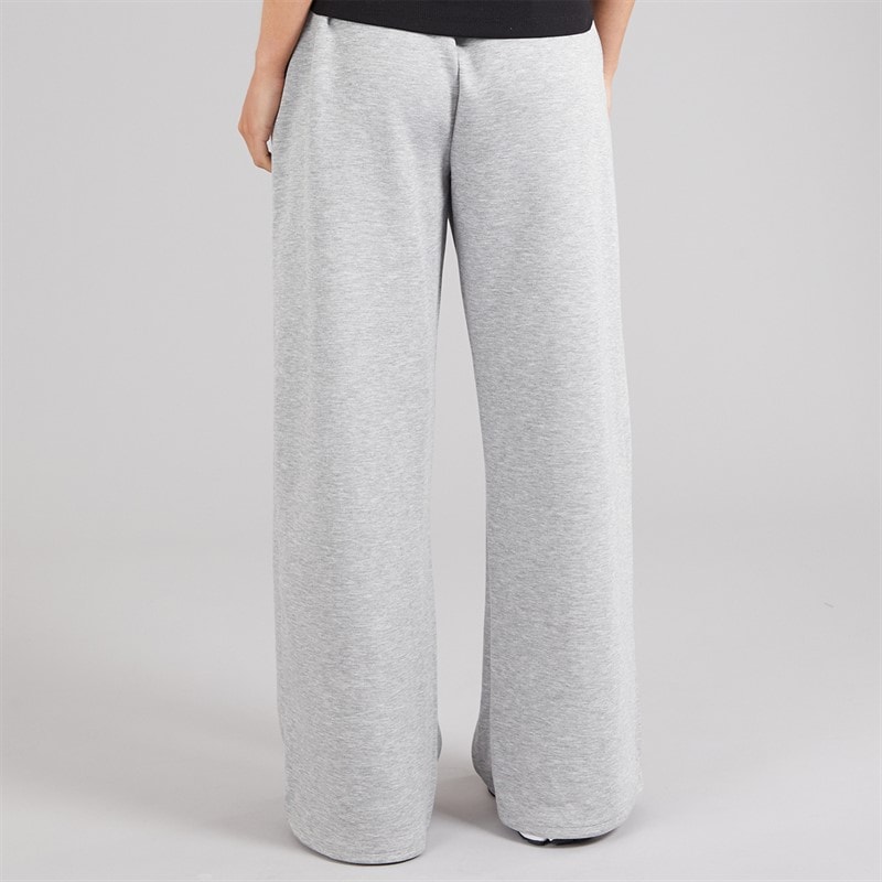 Brave Soul Womens Todd Draw String Joggers Grey Marl - Image 2