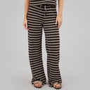 Brave Soul Womens Lynus Trousers Brown/Cream