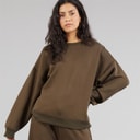 Brave Soul Womens Todd Sweatshirt Truffle