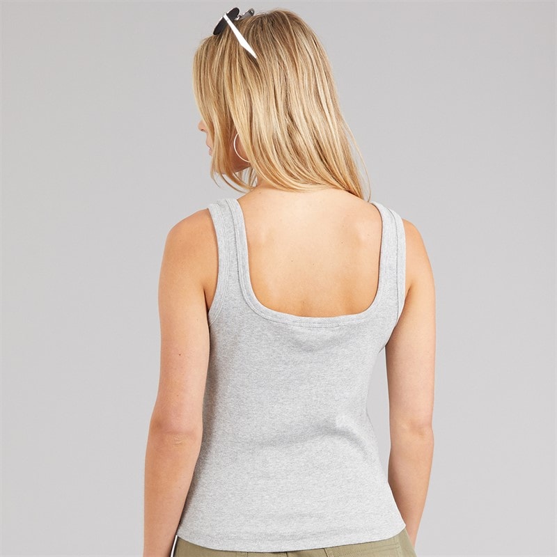 Brave Soul Womens Leonie Vest Grey Marl - Image 2