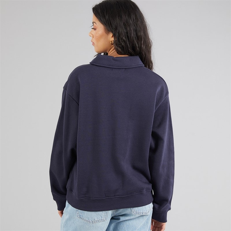 Brave Soul Womens Sherry Sweatshirt Navy - Image 2