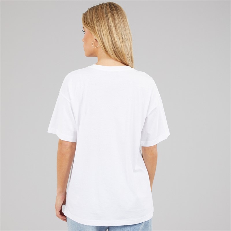 Brave Soul Womens Coco Graphic T-Shirt White - Image 2
