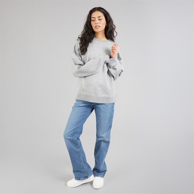 Brave Soul Womens Todd Sweatshirt Grey Marl - Image 3