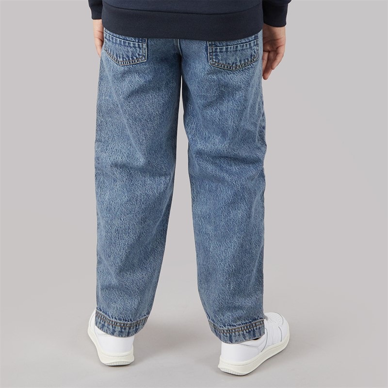 Brave Soul Boys Pitch Loose Fit Jeans Mid Blue - Image 2