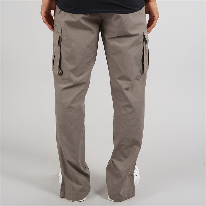 Brave Soul Mens Poplin Cargo Trousers Taupe - Image 2