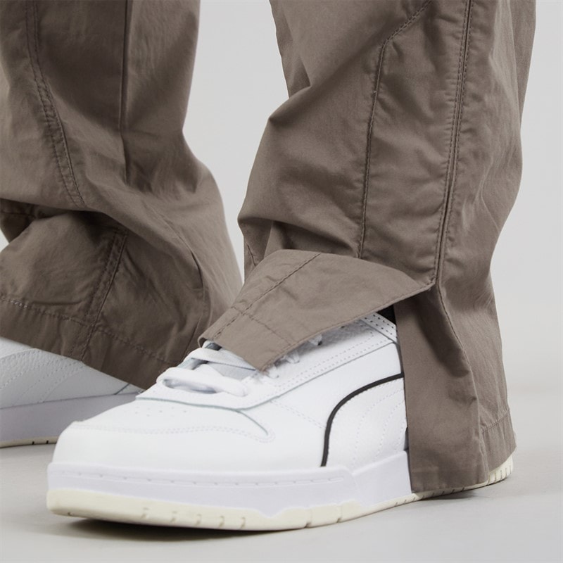 Brave Soul Mens Poplin Cargo Trousers Taupe - Image 5