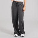 Brave Soul Womens Jemma Wide Leg Joggers Charcoal