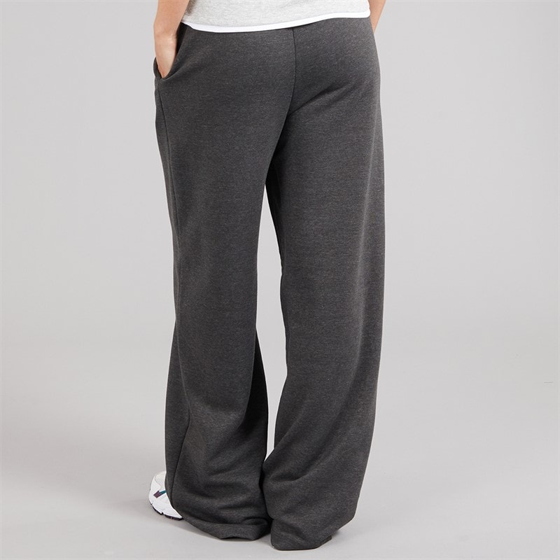 Brave Soul Womens Jemma Wide Leg Joggers Charcoal - Image 2