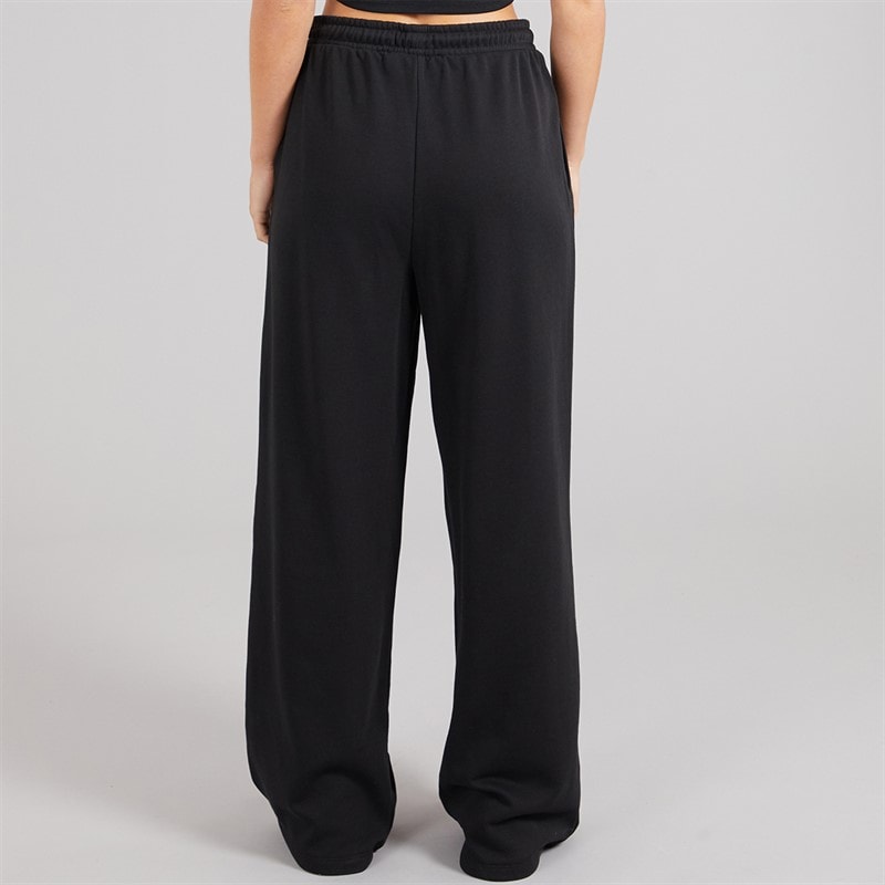 Brave Soul Womens Jemma Wide Leg Joggers Black - Image 2