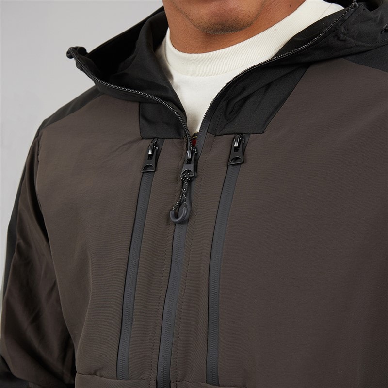 Brave Soul Mens Triathlon Jacket Brown - Image 4