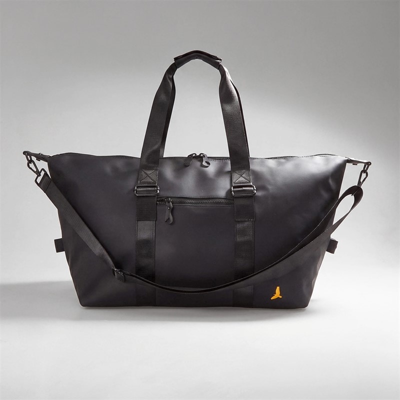 Brave Soul Mens Zac Rubberised Duffel Black - Image 2