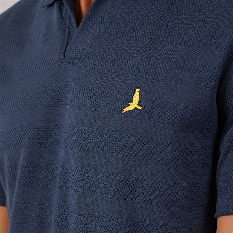 Brave Soul Mens Zenon Polo Shirt Navy - Image 3