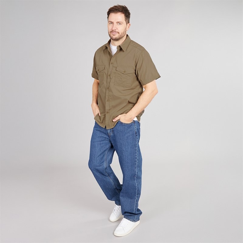 Craghoppers Mens Kiwi Short Sleeve Shirt Pebble - Image 4