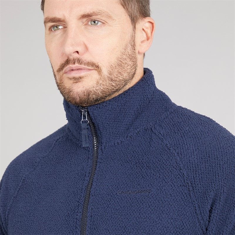 Craghoppers Mens Karlton Half Zip Fleece Blue Navy - Image 3