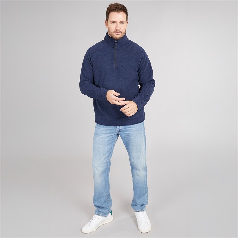 Craghoppers Mens Karlton Half Zip Fleece Blue Navy - Image 4