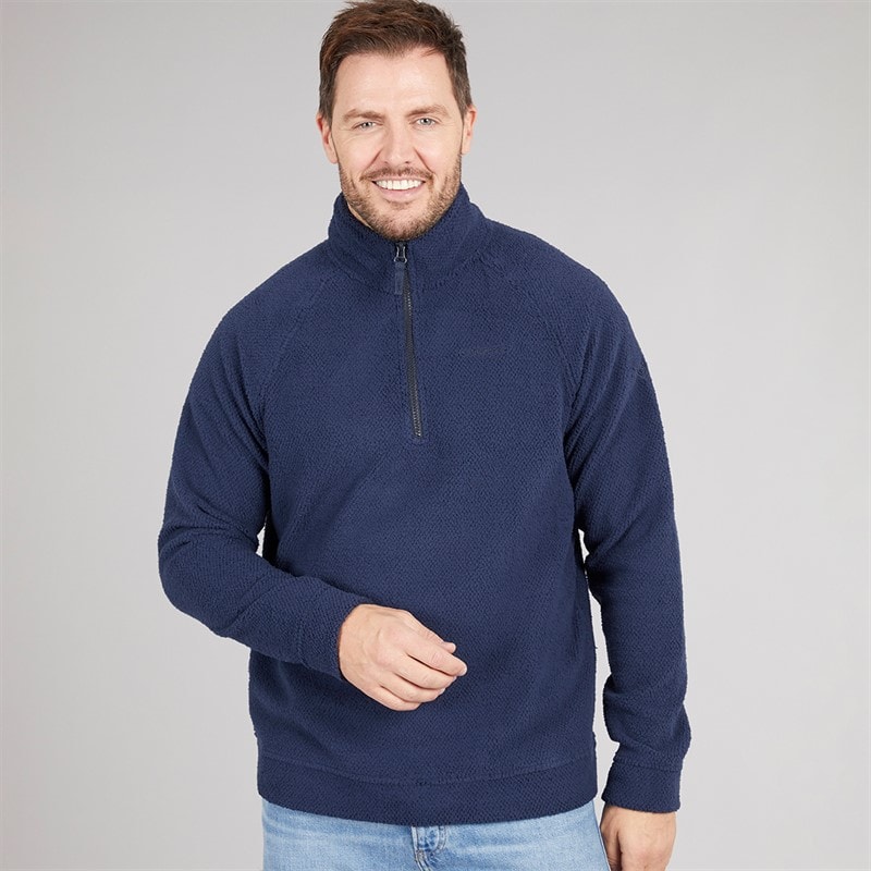 Craghoppers Mens Karlton Half Zip Fleece Blue Navy - Image 5