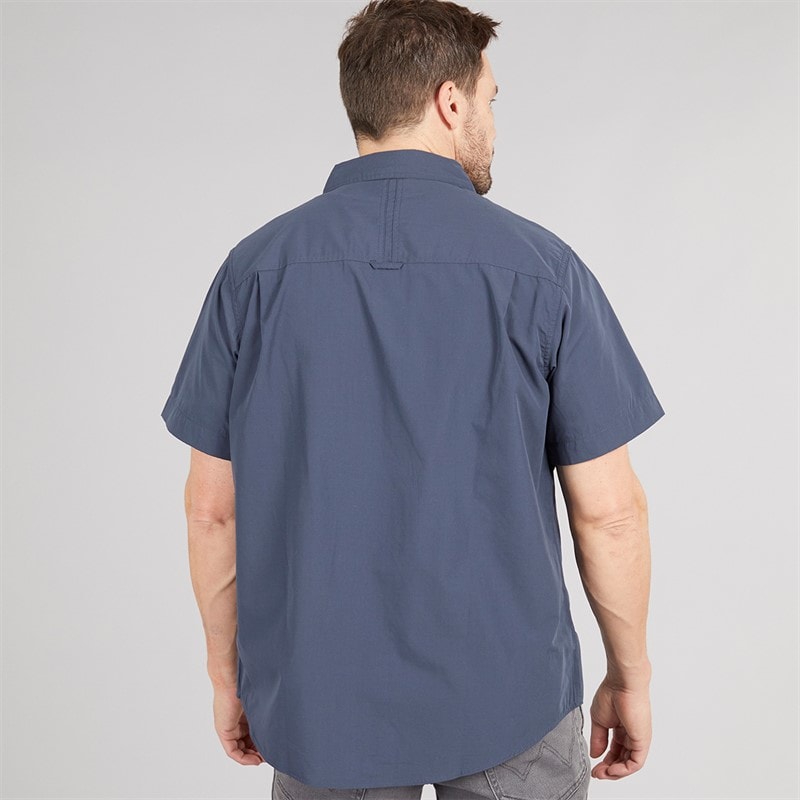 Craghoppers Mens Kiwi Short Sleeve Shirt Ombre Blue - Image 2