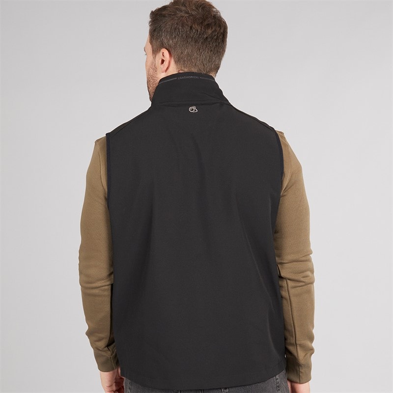 Craghoppers Mens Altis Water Resistant Gilet Black - Image 2