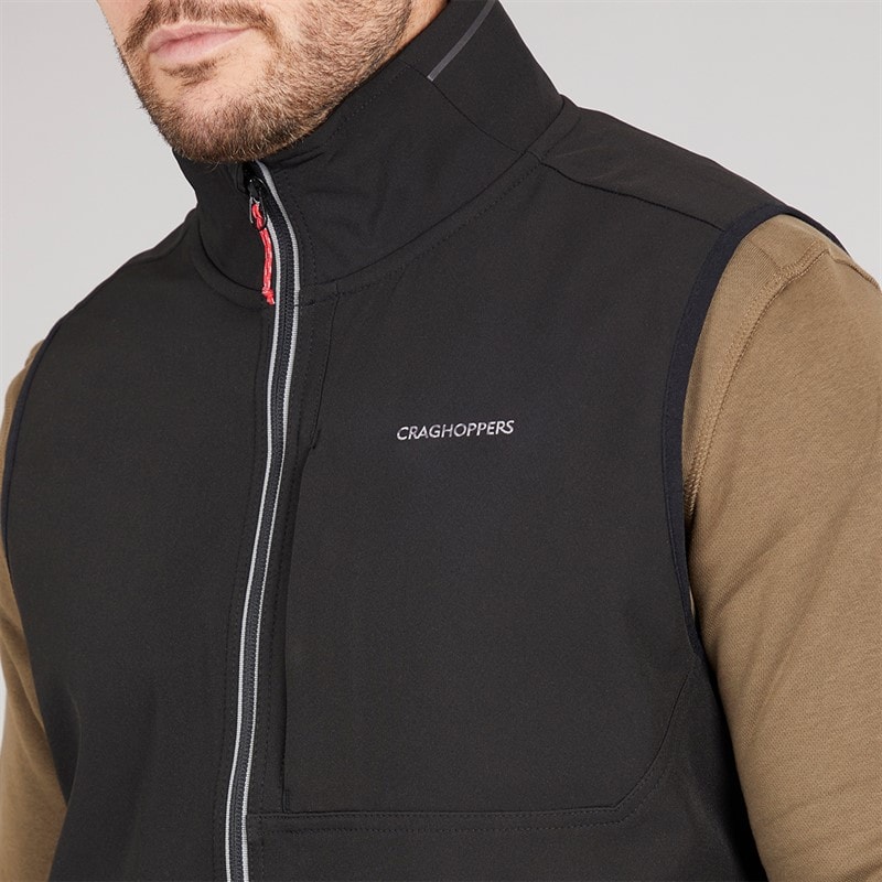 Craghoppers Mens Altis Water Resistant Gilet Black - Image 3
