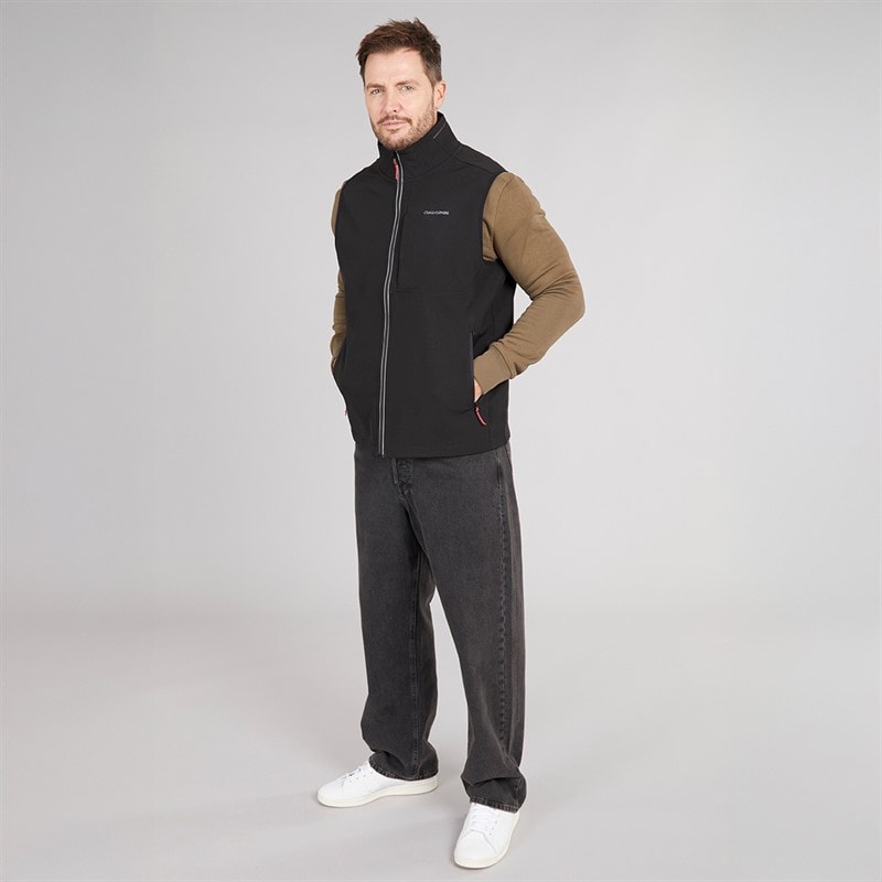 Craghoppers Mens Altis Water Resistant Gilet Black - Image 4