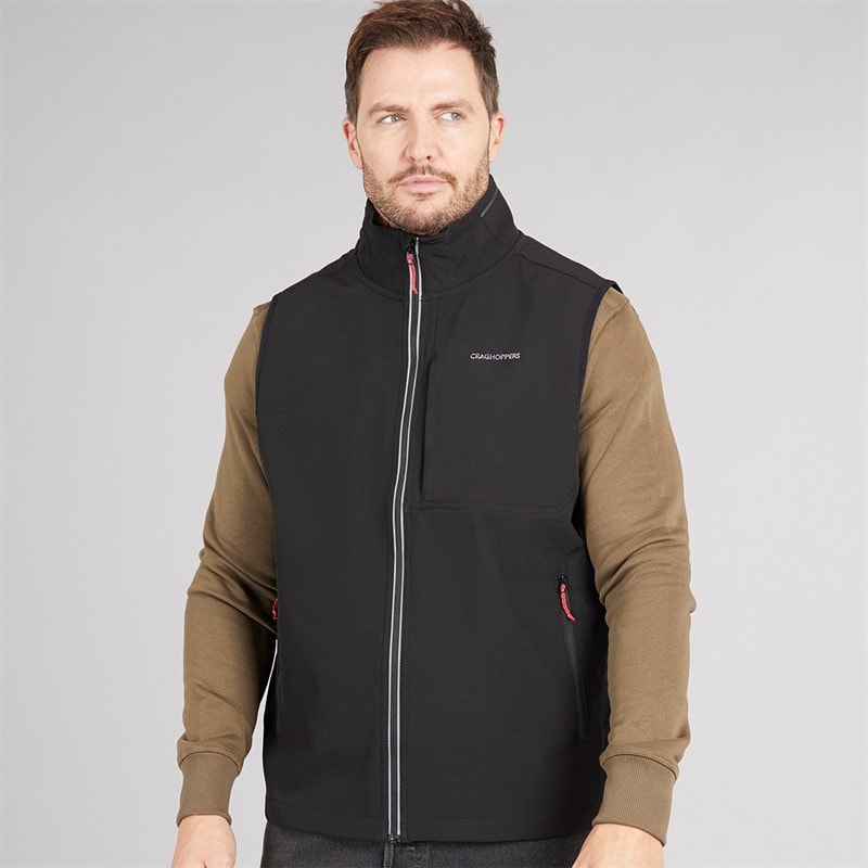 Craghoppers Mens Altis Water Resistant Gilet Black - Image 5