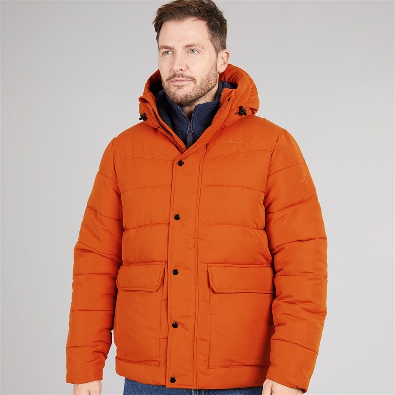 Craghoppers Mens Aaron Downlike Insulated Water Resistant Jacket Carnelian Orange - Image 3