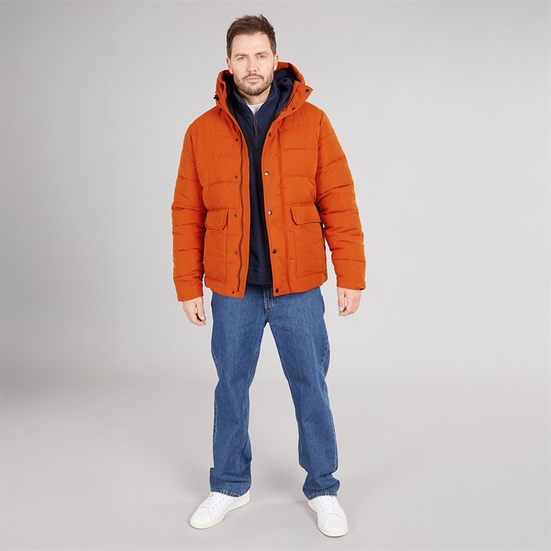 Craghoppers Mens Aaron Downlike Insulated Water Resistant Jacket Carnelian Orange - Image 4