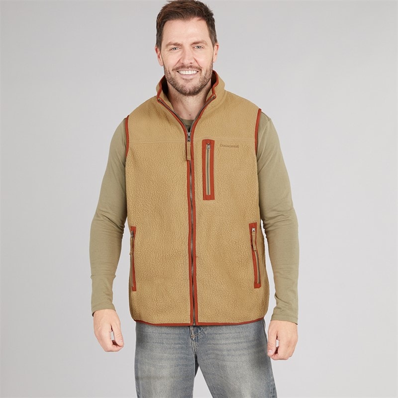 Craghoppers Mens Whitendale Fleece Gilet Earthenware - Image 5