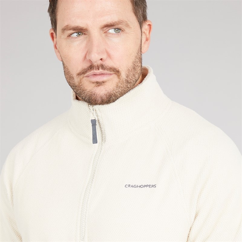 Craghoppers Mens Charlston Half Zip Fleece Stone - Image 3