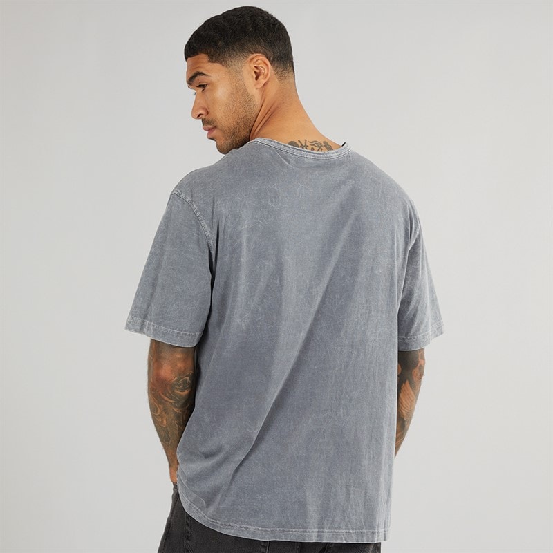 Calvin Klein Mens Crew Neck T-Shirt Forged Iron - Image 2