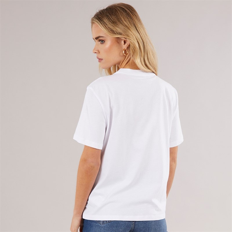 Calvin Klein Womens Classic Fit T-Shirt Brilliant White - Image 2