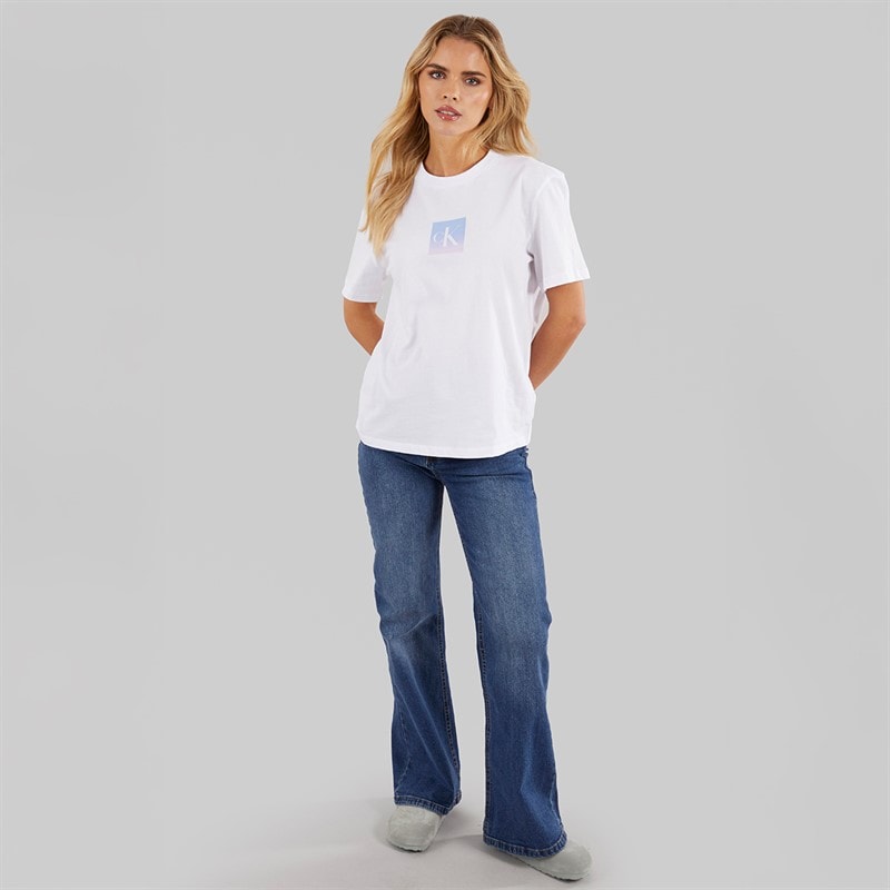 Calvin Klein Womens Classic Fit T-Shirt Brilliant White - Image 4