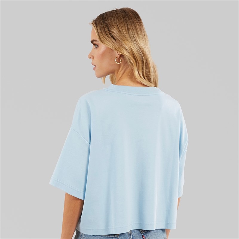 Calvin Klein Womens Graphic T-Shirt Cool Blue - Image 2