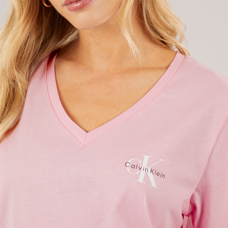 Calvin Klein Womens Logo Two Pack T-Shirts Fairy Tale - Image 3