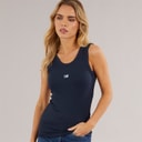Calvin Klein Womens Modal Rib Vest Dark Sapphire
