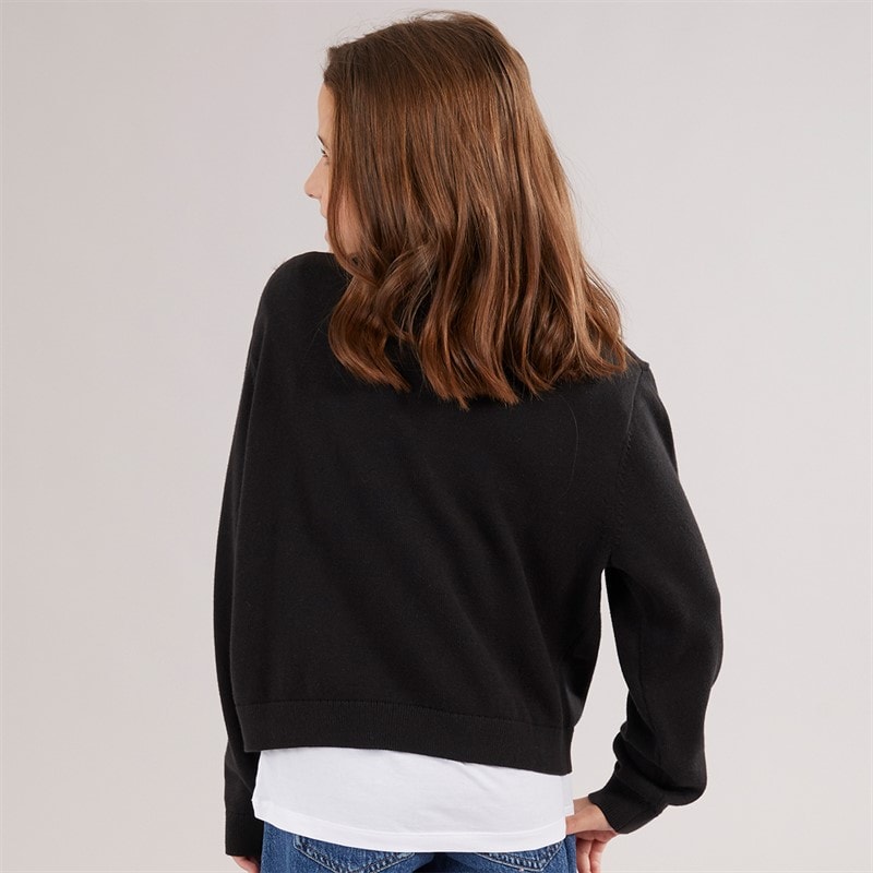 Calvin Klein Girls Logo Jumper Ck Black - Image 2