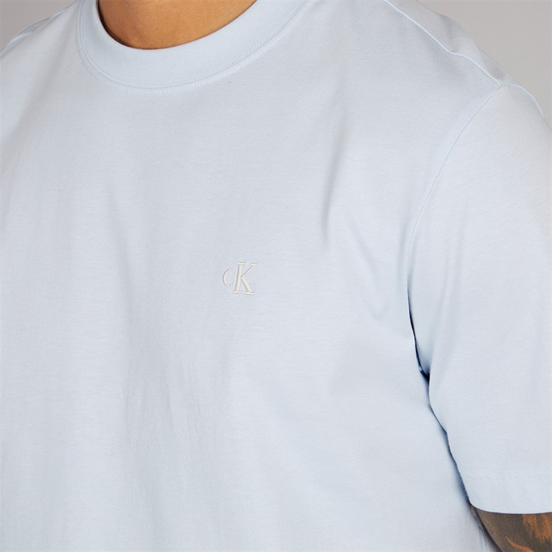 Calvin Klein Mens Easy Monogram T-Shirt Plein Air - Image 3