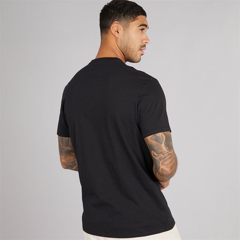 Calvin Klein Mens Tape Graphic T-Shirt Black - Image 2