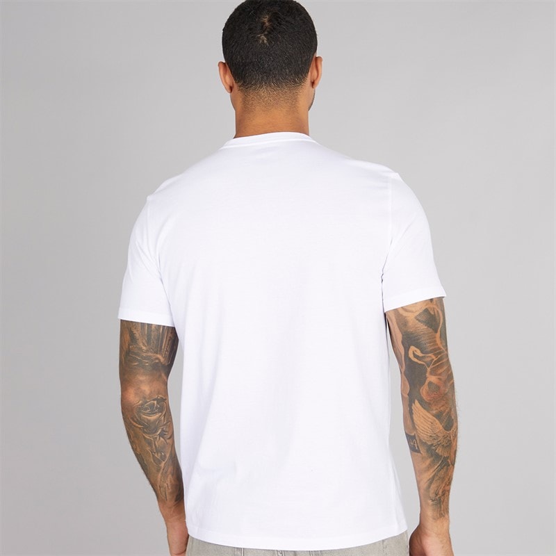 Calvin Klein Mens Center Monogram T-Shirt Brilliant White - Image 2