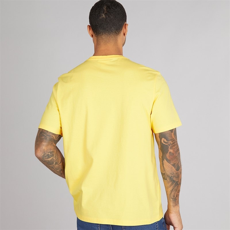 Calvin Klein Mens Short Sleeve Puff Graphic T-Shirt Sunshine - Image 2