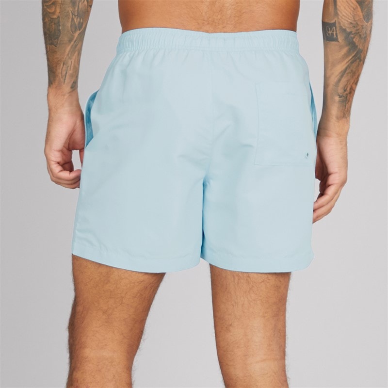 Calvin Klein Mens Drawstring Swim Shorts Skim Blue - Image 2