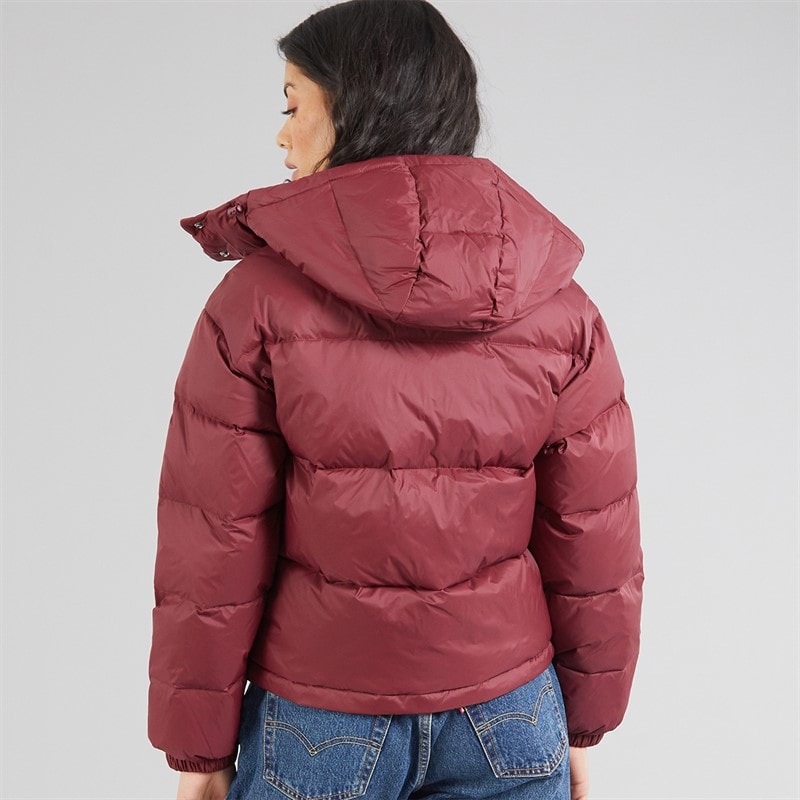 Calvin Klein Womens Essential Midweight Puffer Coat Tawny Port - Image 2