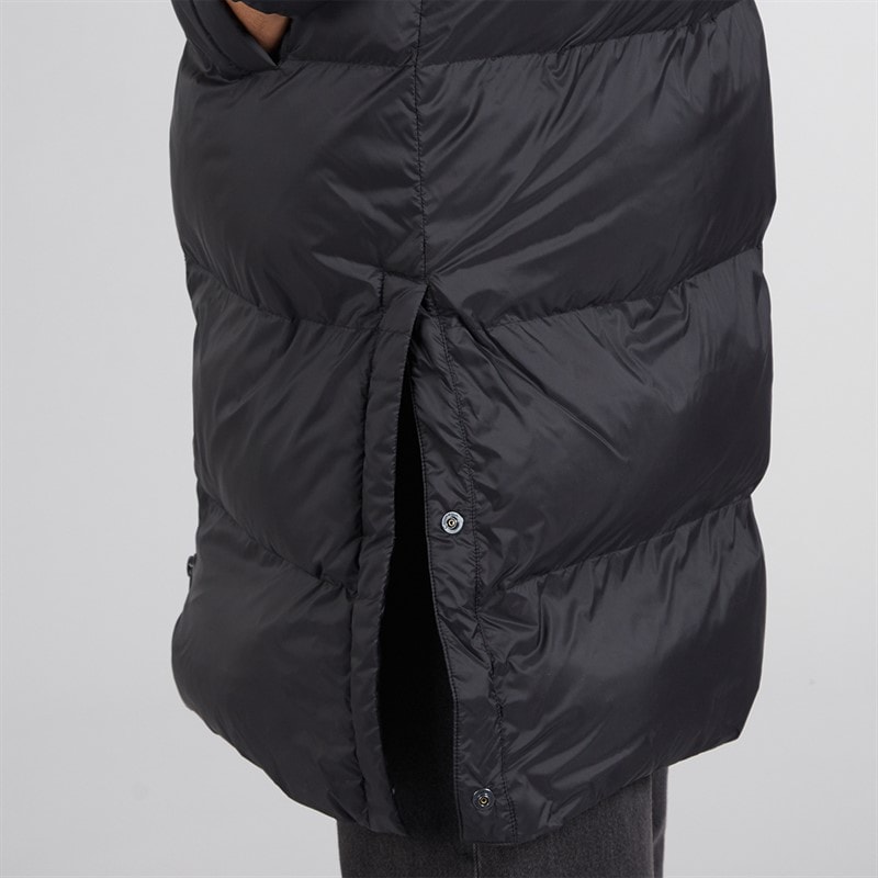 Calvin Klein Mens Long Hooded Puffer Coat Black - Image 3