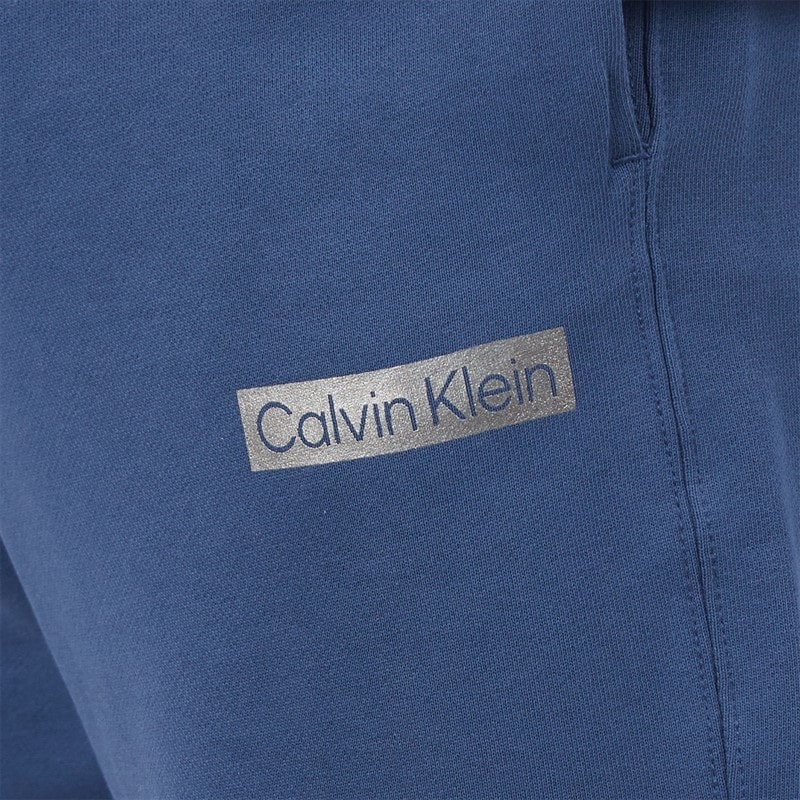 Calvin Klein Mens Terry Graphic Joggers Dark Denim - Image 3