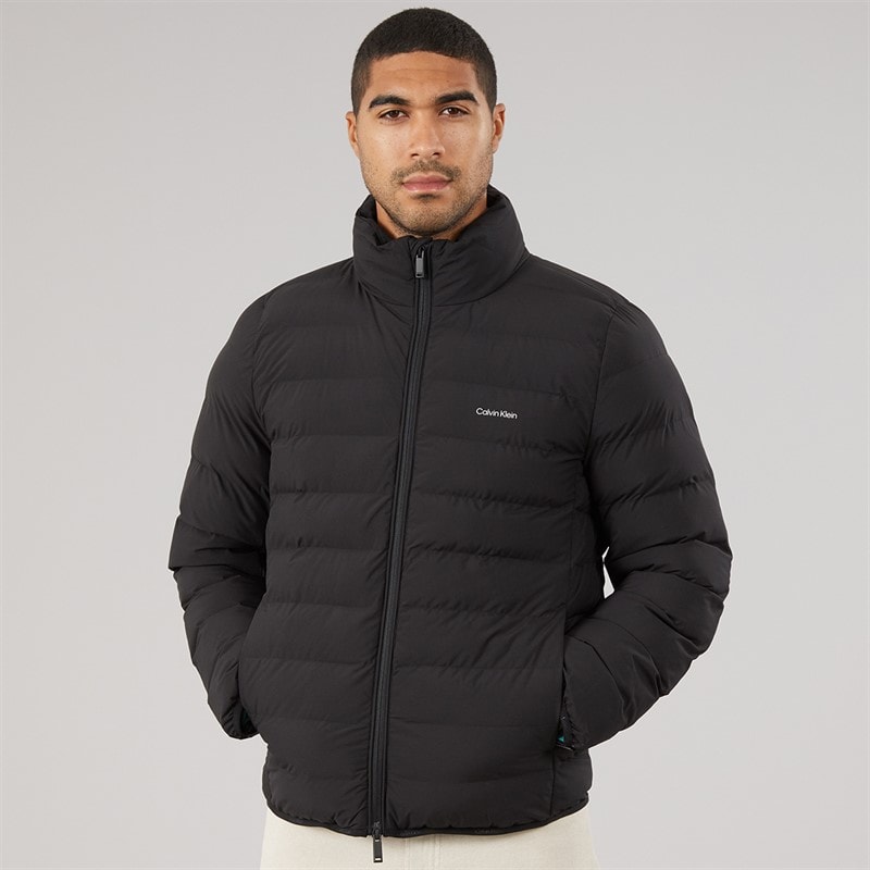 Calvin Klein Mens Classic Lightweight Puffer Coat Black - Image 3